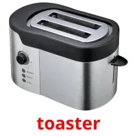 toaster cartões com imagens