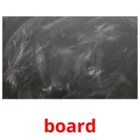 board picture flashcards