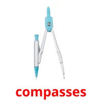 compasses picture flashcards