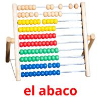 el abaco picture flashcards