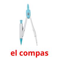 el compas picture flashcards