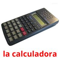 la calculadora picture flashcards