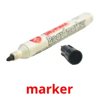 marker picture flashcards