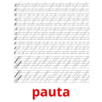 pauta flashcards illustrate