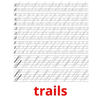 trails picture flashcards