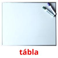 tábla picture flashcards