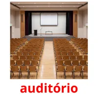 auditório picture flashcards