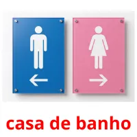 casa de banho picture flashcards