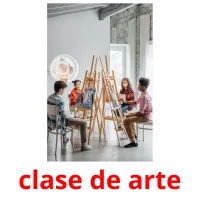 clase de arte cartões com imagens