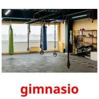 gimnasio cartões com imagens