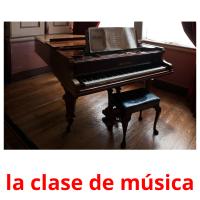 la clase de música cartes flash