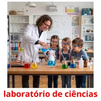 laboratório de ciências picture flashcards