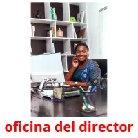 oficina del director cartões com imagens