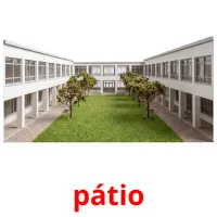 pátio picture flashcards