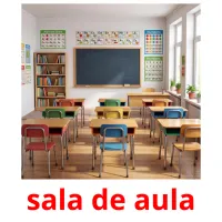 sala de aula picture flashcards