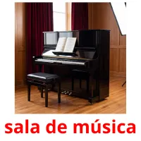 sala de música picture flashcards