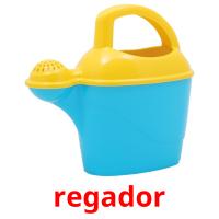 regador cartões com imagens