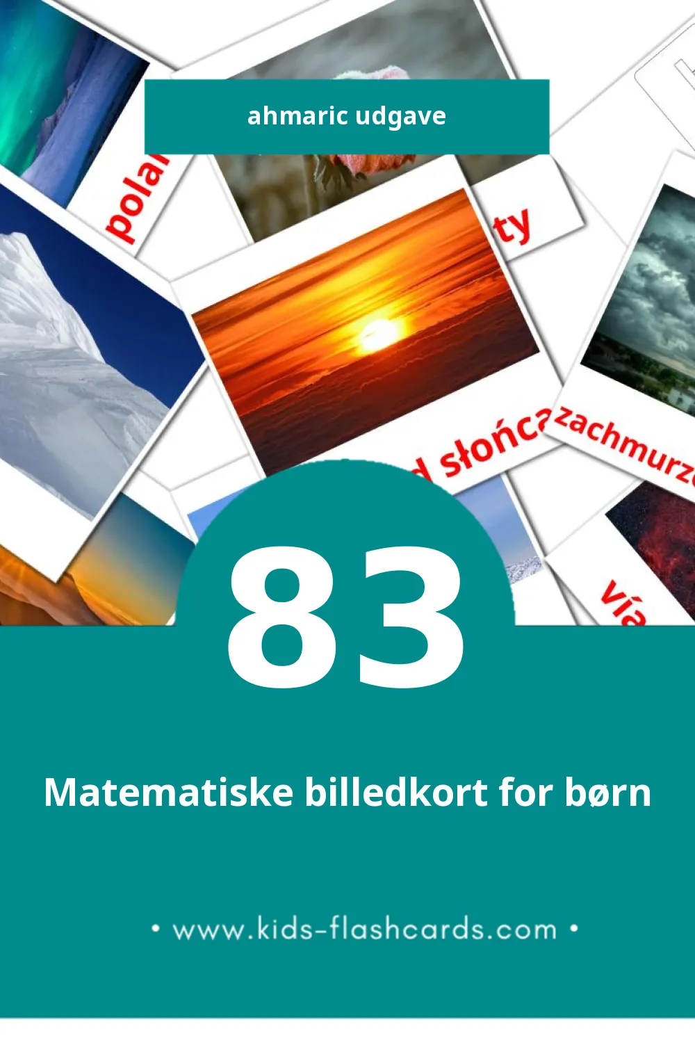 Visuelle billedkort for børn om Русский til småbørn (83 kort på Ahmaric)