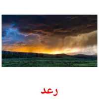 رعد picture flashcards