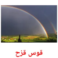 قوس قزح picture flashcards