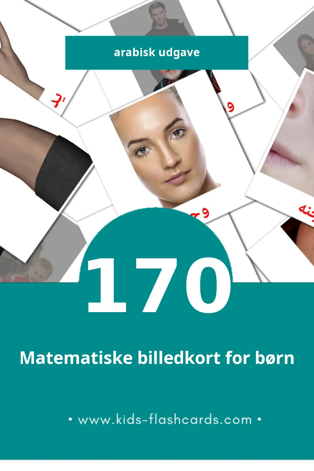 Visuelle billedkort for børn om الناس til småbørn (170 kort på Arabisk)