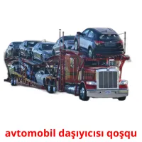 avtomobil daşıyıcısı qoşqu Bildkarteikarten