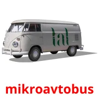 mikroavtobus Bildkarteikarten