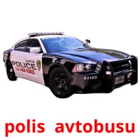 polis  avtobusu Bildkarteikarten