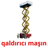 qaldırıcı maşın Bildkarteikarten