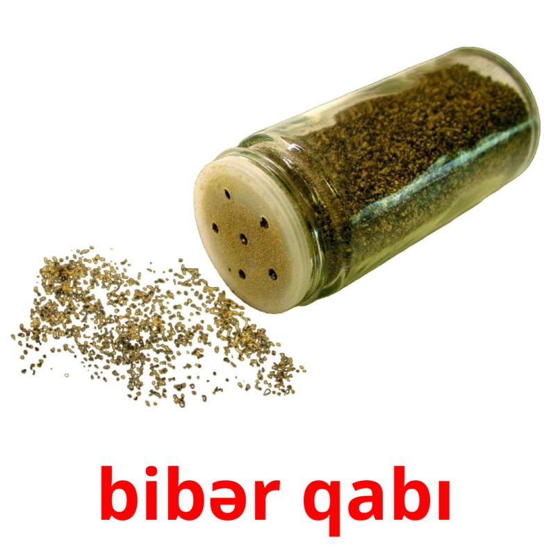 bibər qabı picture flashcards
