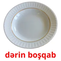 dərin boşqab Bildkarteikarten