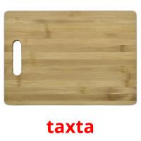 taxta picture flashcards