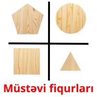 Müstəvi fiqurları picture flashcards