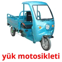 yük motosikleti Tarjetas didacticas