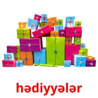 hədiyyələr picture flashcards