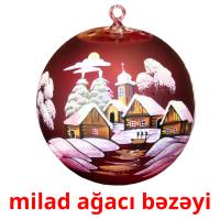 milad ağacı bəzəyi picture flashcards