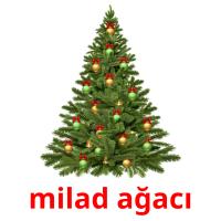 milad ağacı picture flashcards