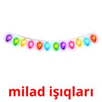 milad işıqları picture flashcards