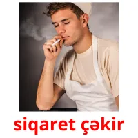 siqaret çəkir picture flashcards