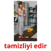 təmizliyi edir picture flashcards