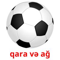 qara və ağ cartões com imagens