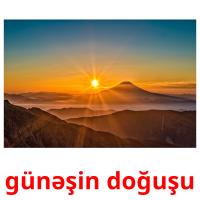 günəşin doğuşu Tarjetas didacticas