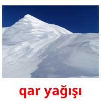 qar yağışı Tarjetas didacticas