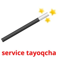 service tayoqcha picture flashcards