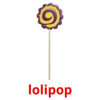 lolipop cartões com imagens