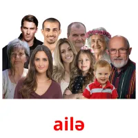 ailə picture flashcards