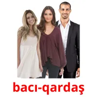 bacı-qardaş picture flashcards