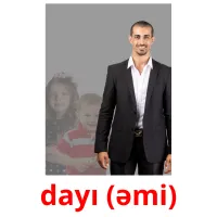 dayı (əmi) picture flashcards