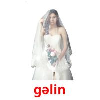 gəlin picture flashcards
