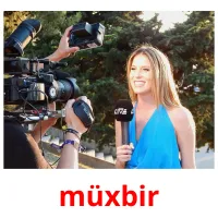 müxbir picture flashcards